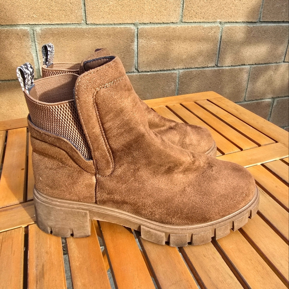 Suede Booties